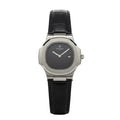 PATEK PHILIPPE Martyn Line Black Leather Watch