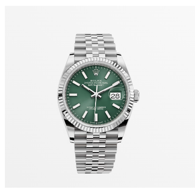 Rolex Datejust - Mint Green Dial on Jubilee